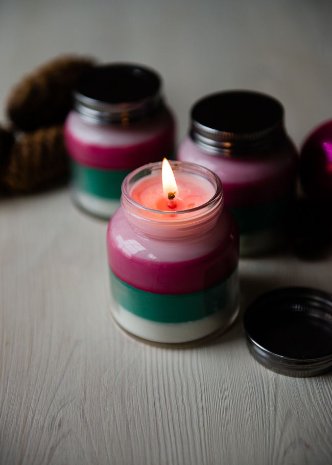 Layered Scent Candles