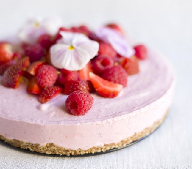 Frozen Pink Cheesecake