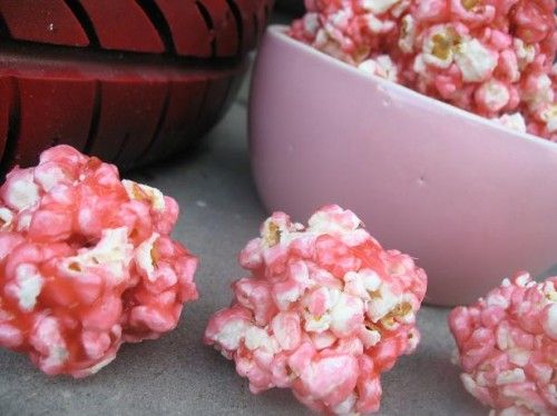 Pink Popcorn Balls