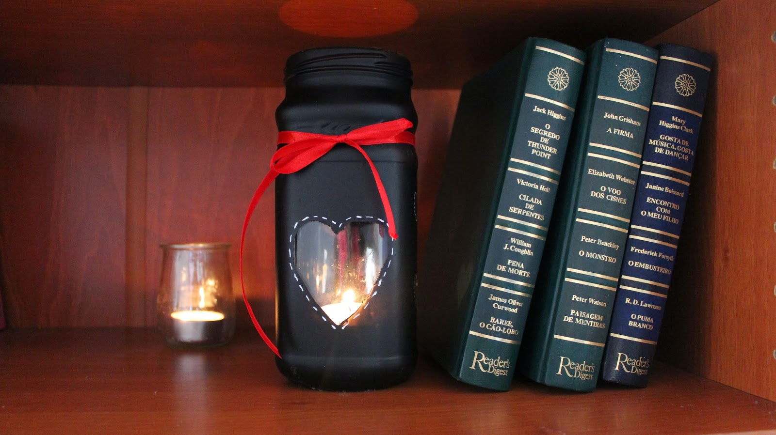 Valentine's Day Candle Jar
