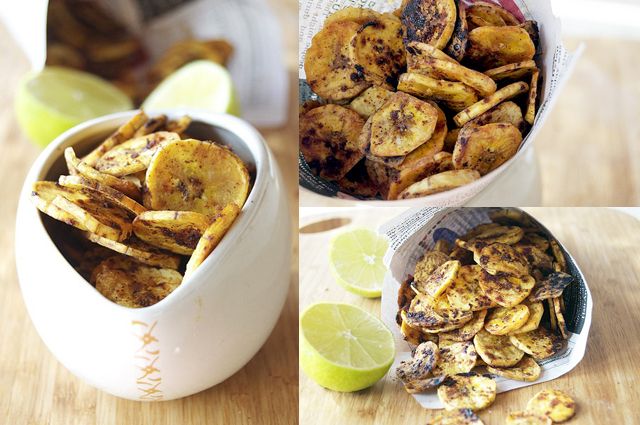 Sweet and Spicy Plantain Chips