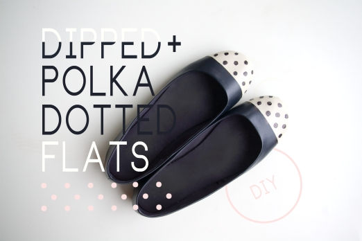 Dipped & Polka Dotted Flats