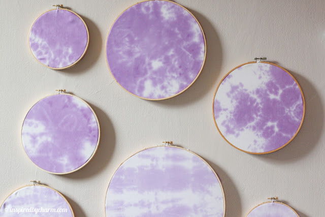 Ombre Embroidery Hoop Art