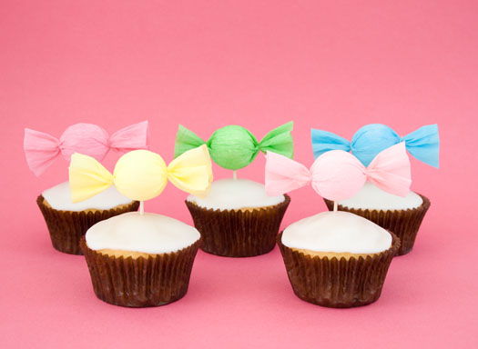Candy Cupcake Toppers
