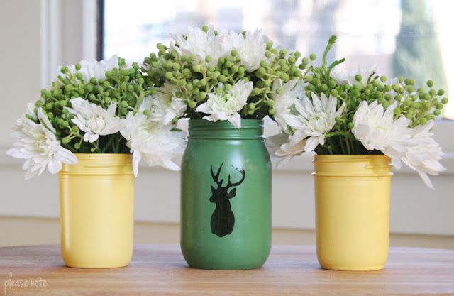 Mason Jar Vases