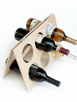 An A-Frame Wine Rack