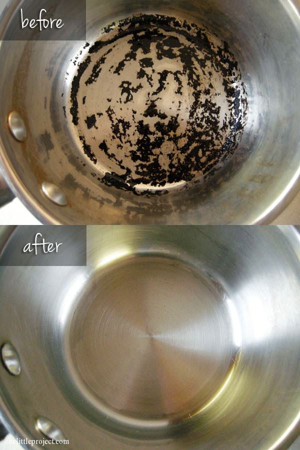 Easily Remove Burnt Pots