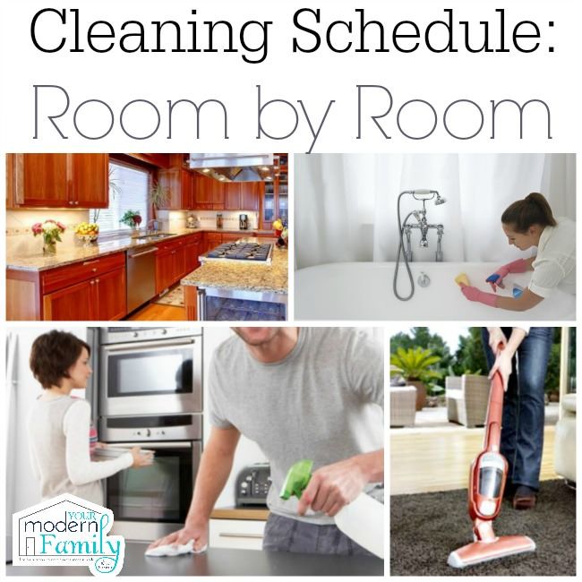 Room-by-Room Cleaning Schedule