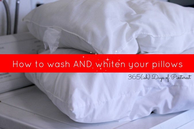 How to Wash and Whiten Pillows