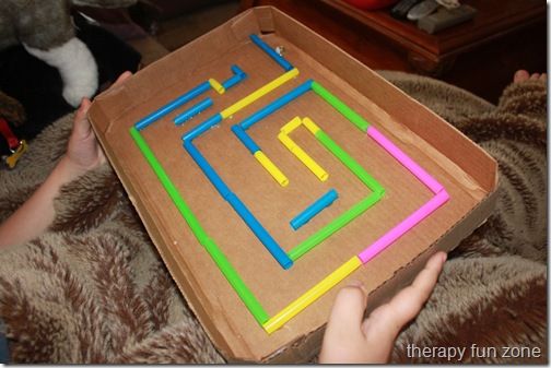 Cardboard Marble Maze