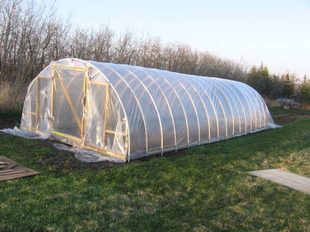 Hoop Style Greenhouse