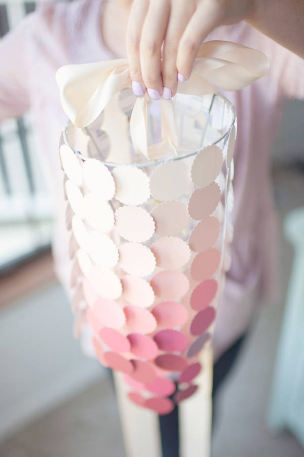Paint Chip Swatch Chandelier