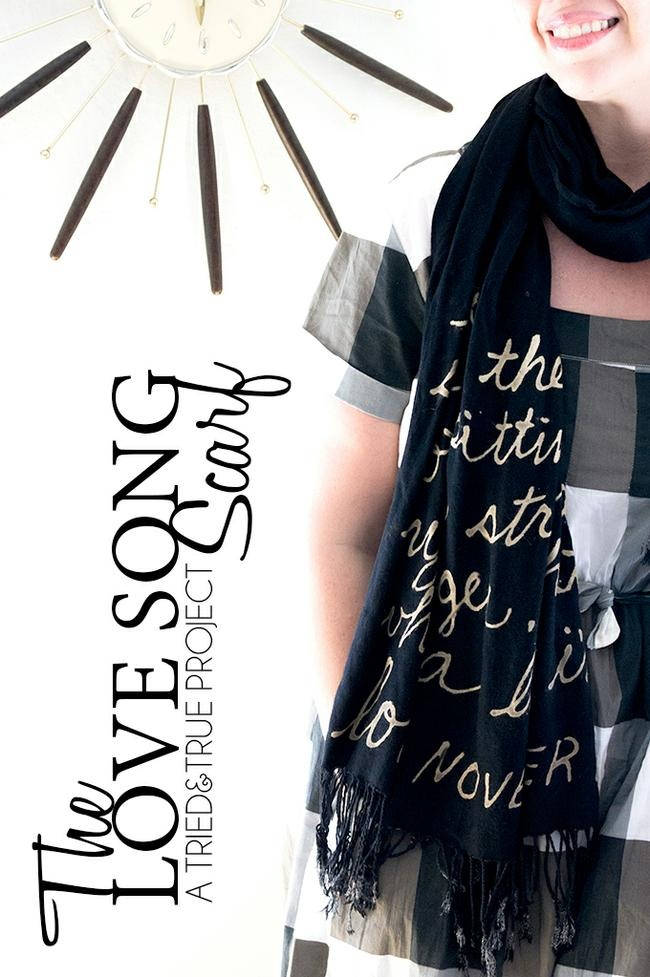 Love Song Bleached Scarf
