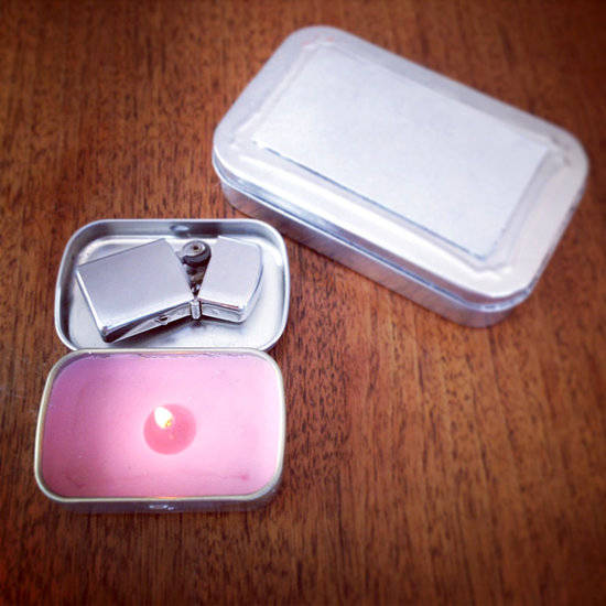Turn a Mint Tin Into a Scented Travel Candle