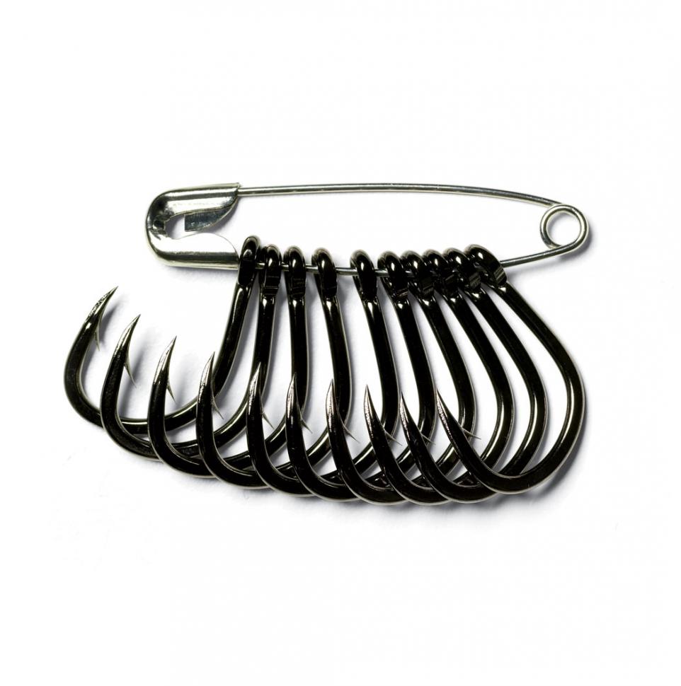 Use safety pins to keep the fishing hooks in your tackle box organized