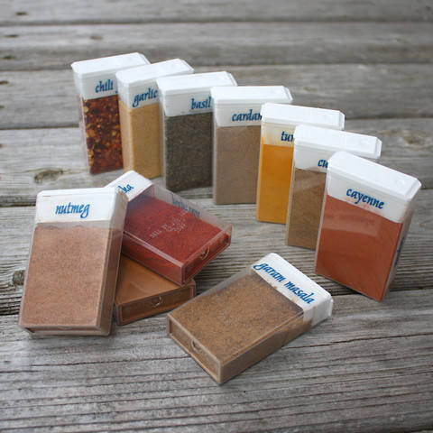 TicTac Boxes for Travel Spices