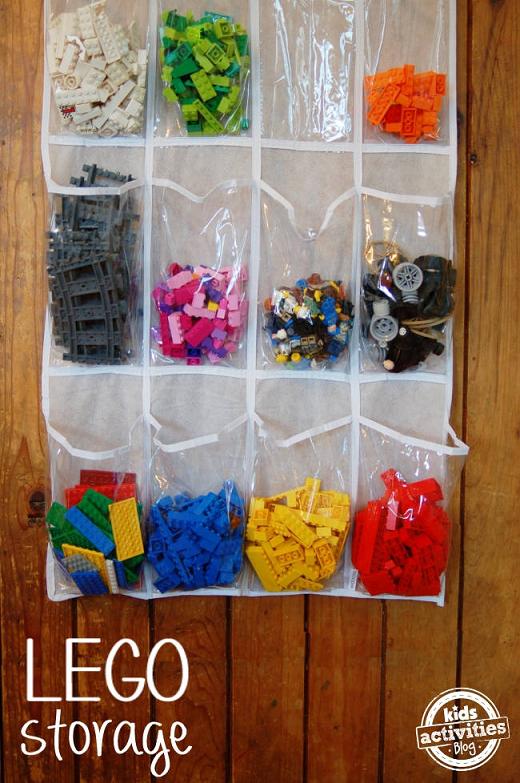 Easy Way to Store and Organize LEGOs by Color
