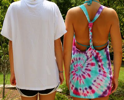 Tie-Dye Swimsuit Cover-up