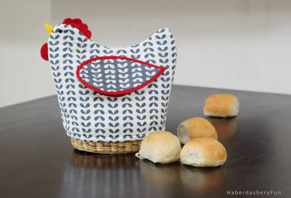 Quilted Bread Basket Cover