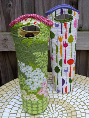 Quilted Wine Tote