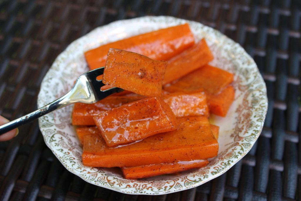 Cinnamon, Butter and Brown Sugar Carrots