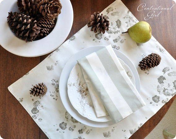Reversible Cloth Placemats and Napkins