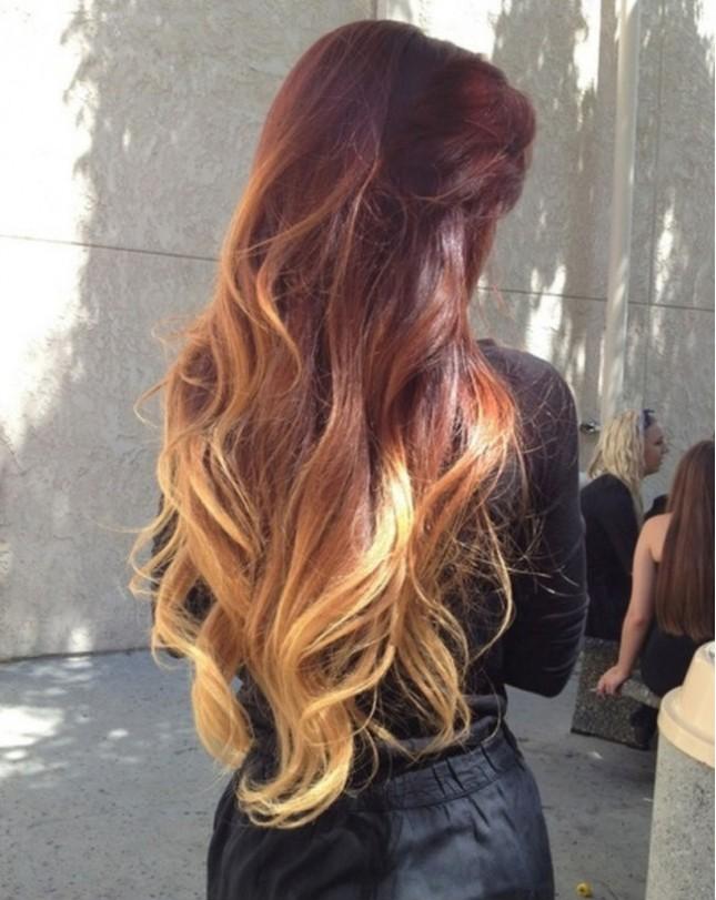 Dramatic Red Ombre