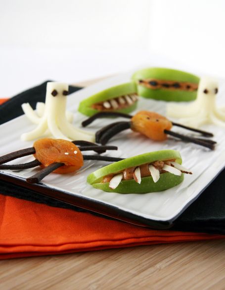 Ghost Cheese and Apricot Fruit Bugs