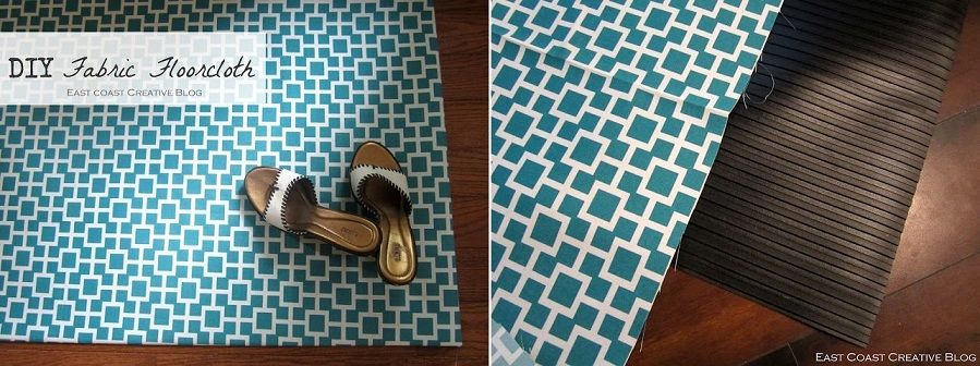 Decorate with Fabric Floor Cloth