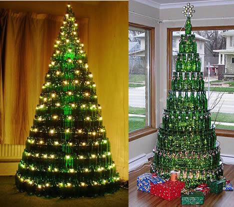 Recycled Bottles Christmas Tree