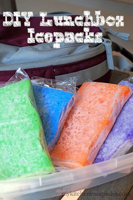 Make Ice Packs From a Kitchen Sponge