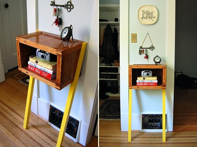 From Old Door to Side Table