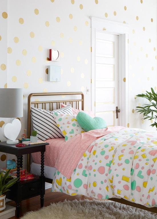 Dotted Walls Room
