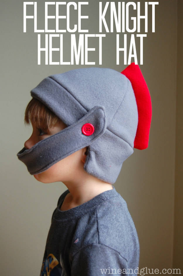 Fleece Knight Helmet Hat
