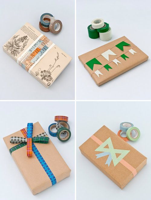 Washi Tape Wrapping Ideas