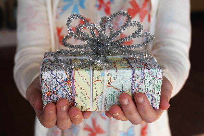 Map Wrapping Paper