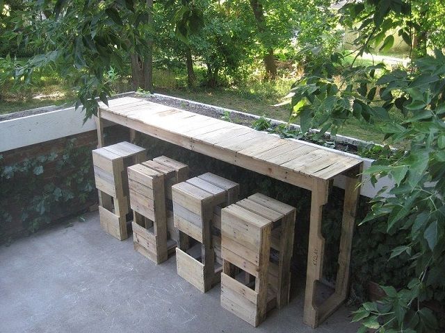 Pallet Bar and Table