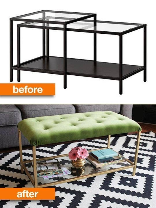 Table Turned Chic Cocktail Ottoman