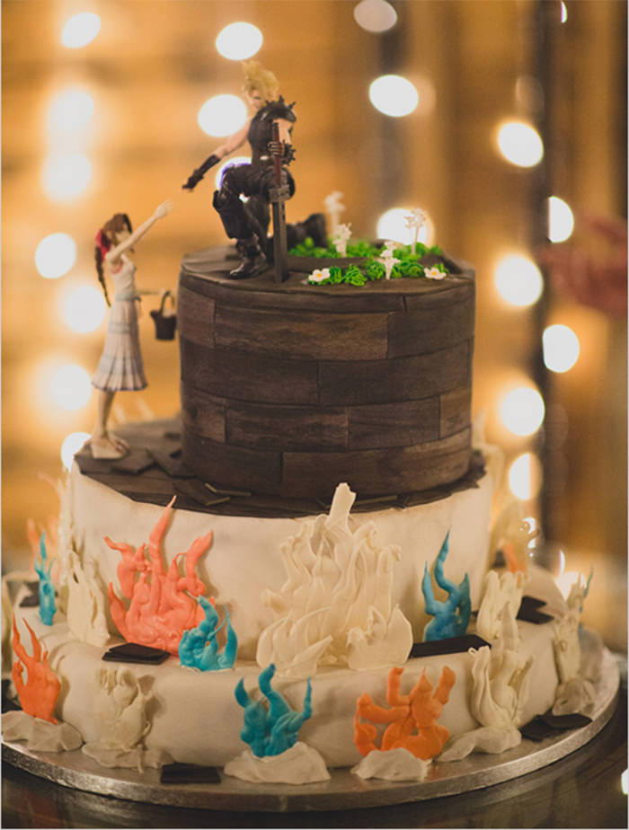 Nerd-vana Wedding Cake
