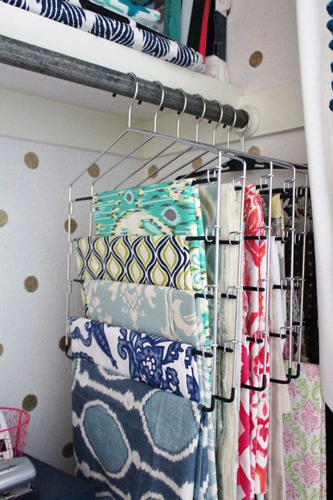 Hang Fabrics on Multi-Wrung Hangers