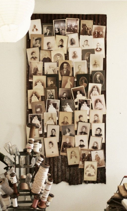 Rusted Metal Photo Magnet Board