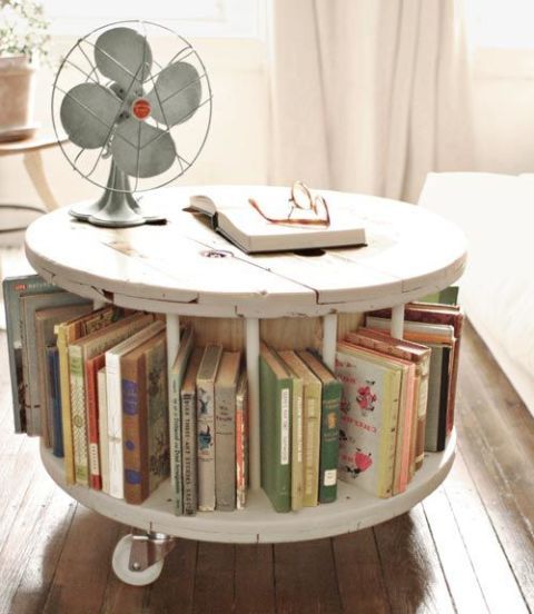 Cable Spool to Library Table