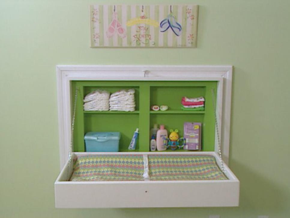 Concealed Changing Table
