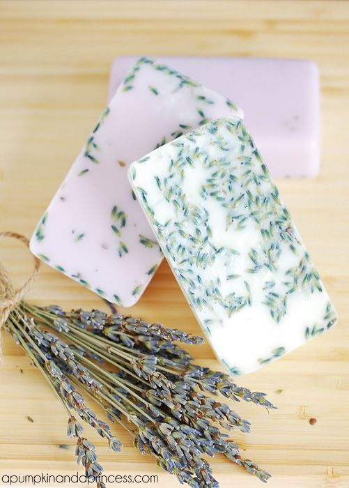 Homemade Lavender Soap