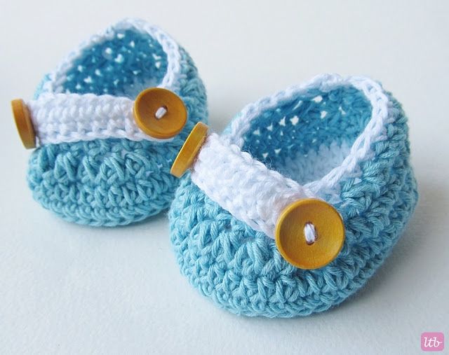 Crochet Newborn Shoes