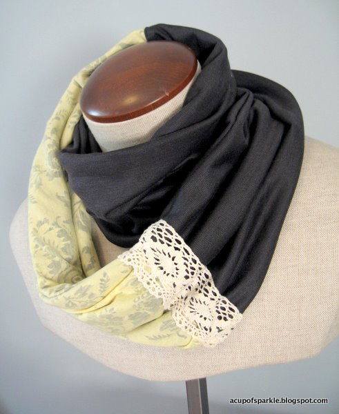 Jersey Lace Scarf
