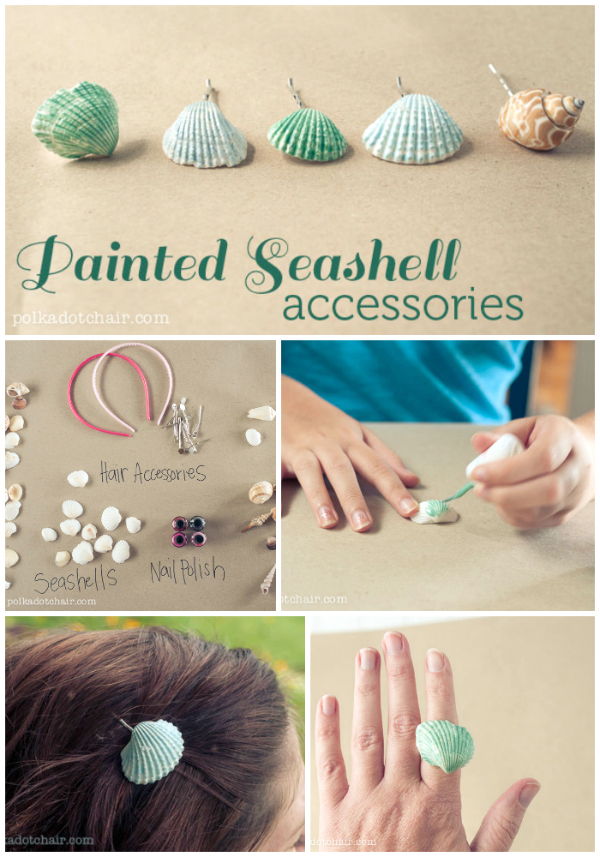 Painted Seashell Accessories