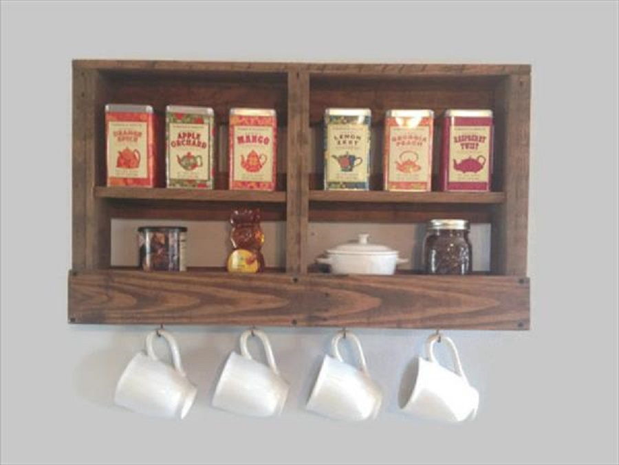 Kitchen Coffee and Tea Rack