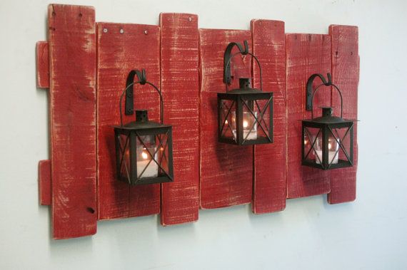 Wall Decor with Lanterns