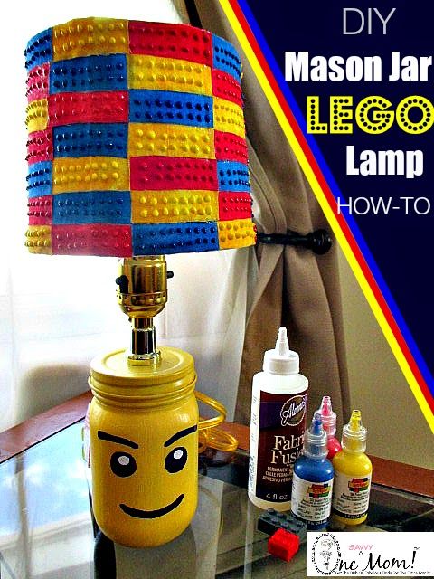 Mason Jar LEGO Lamp